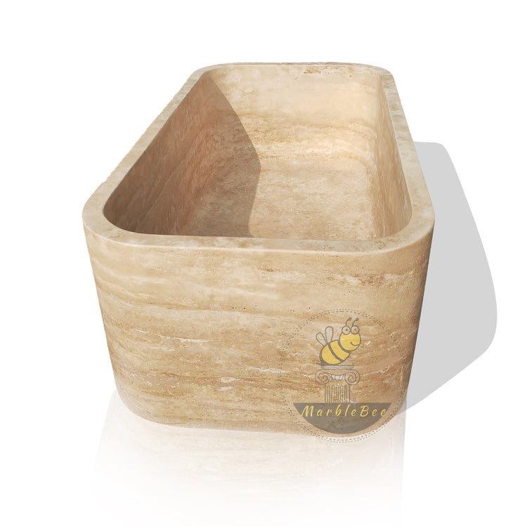 Travertine Bath Custom Modern Design