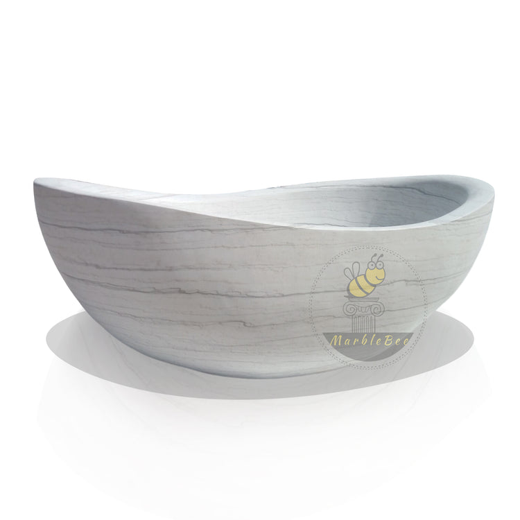 White Marble Bath Marblebee