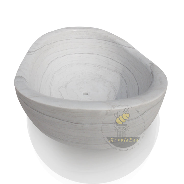 White Marble Bath Marblebee