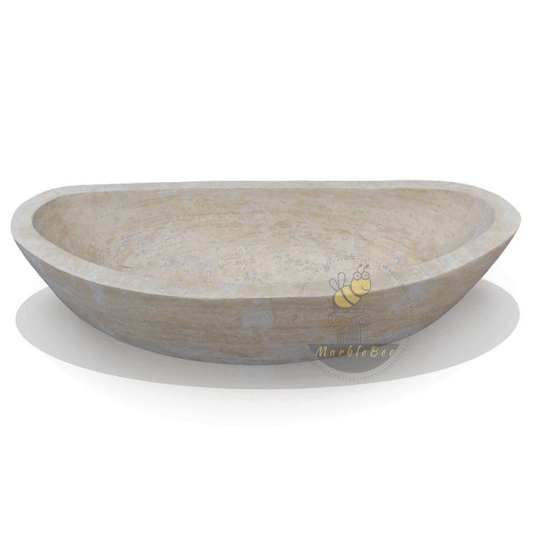 Travertine Bathtub Beige Limestone