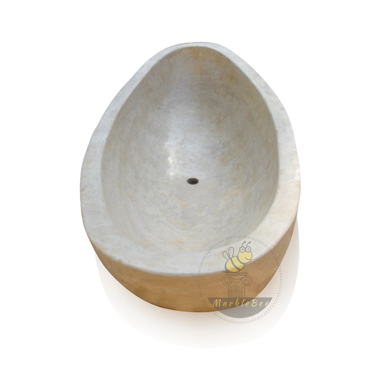 Travertine Bathtub Beige Limestone