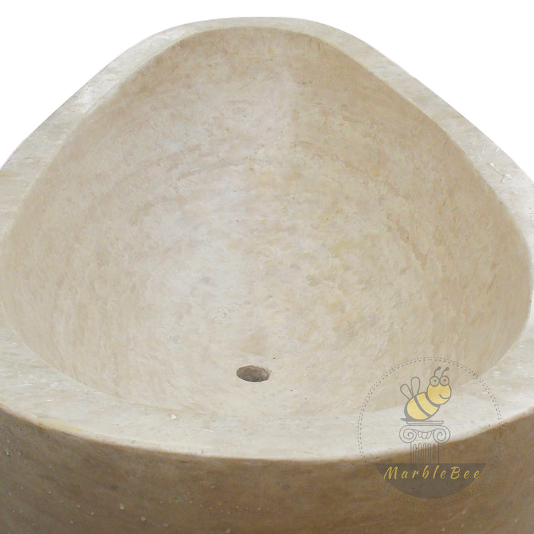 Travertine Bathtub Beige Limestone