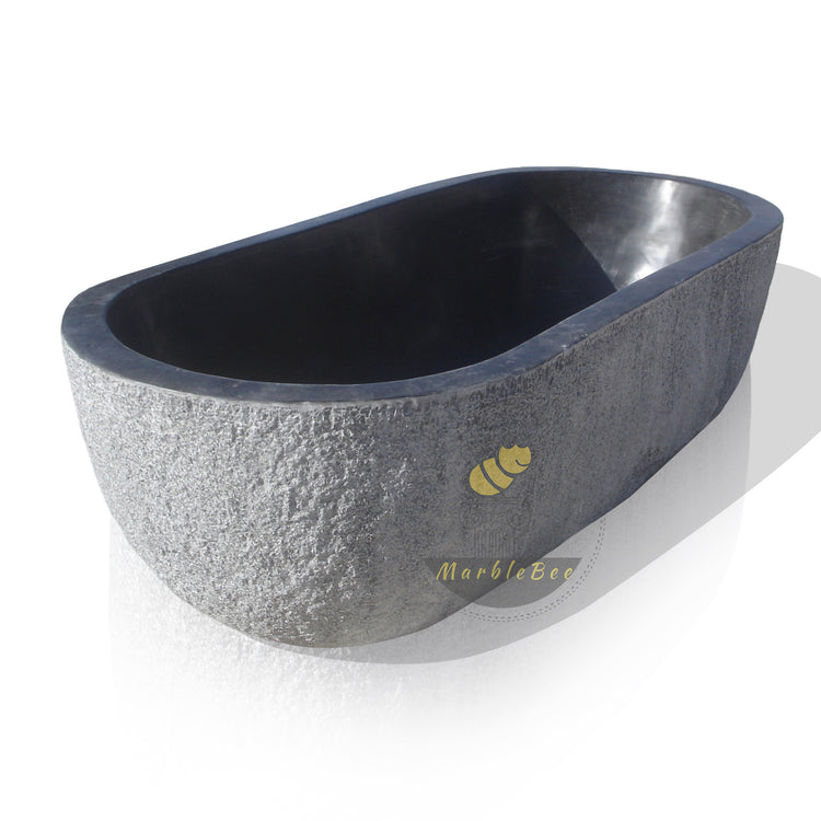Black Limestone Unique Tub