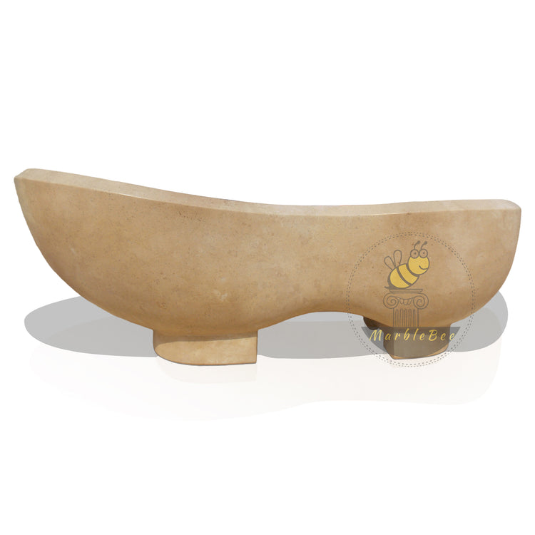 Beige Unique Travertine Tub