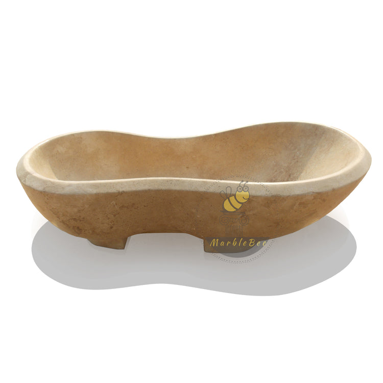 Beige Unique Travertine Tub