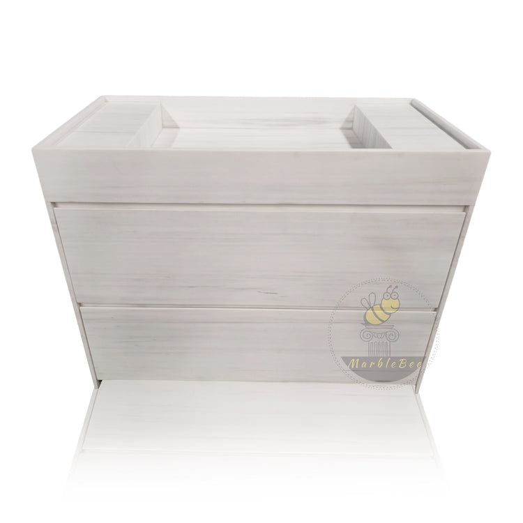Marble Vanity with Drawer and Sink