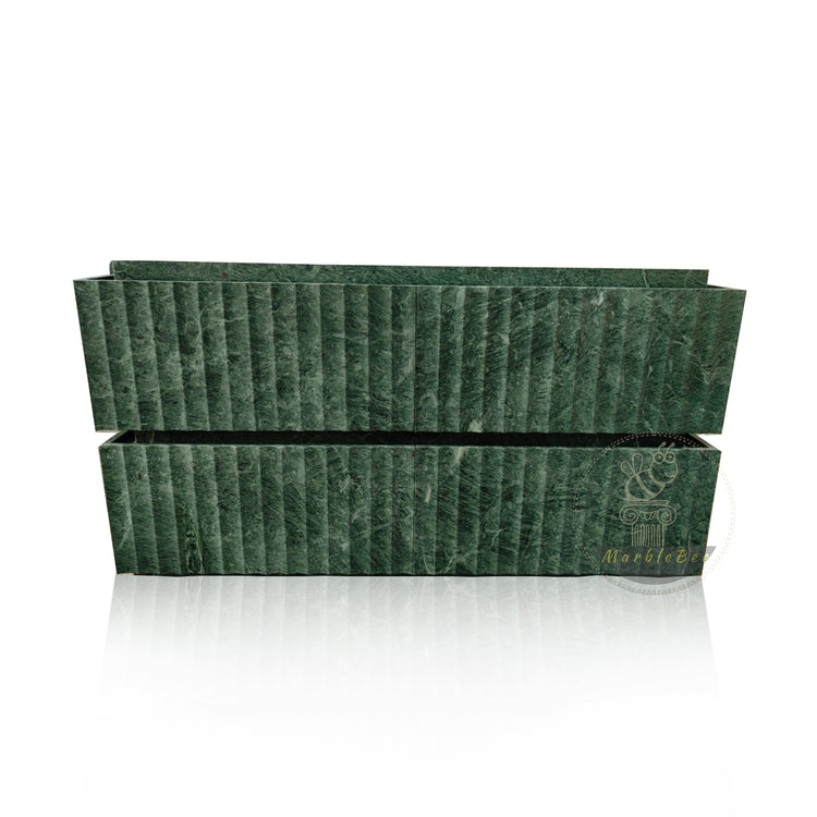 Floating Marble Vanity Indian Green