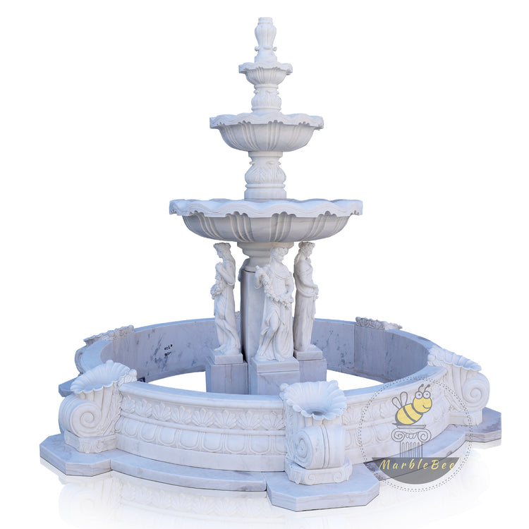 White Marble Fountain