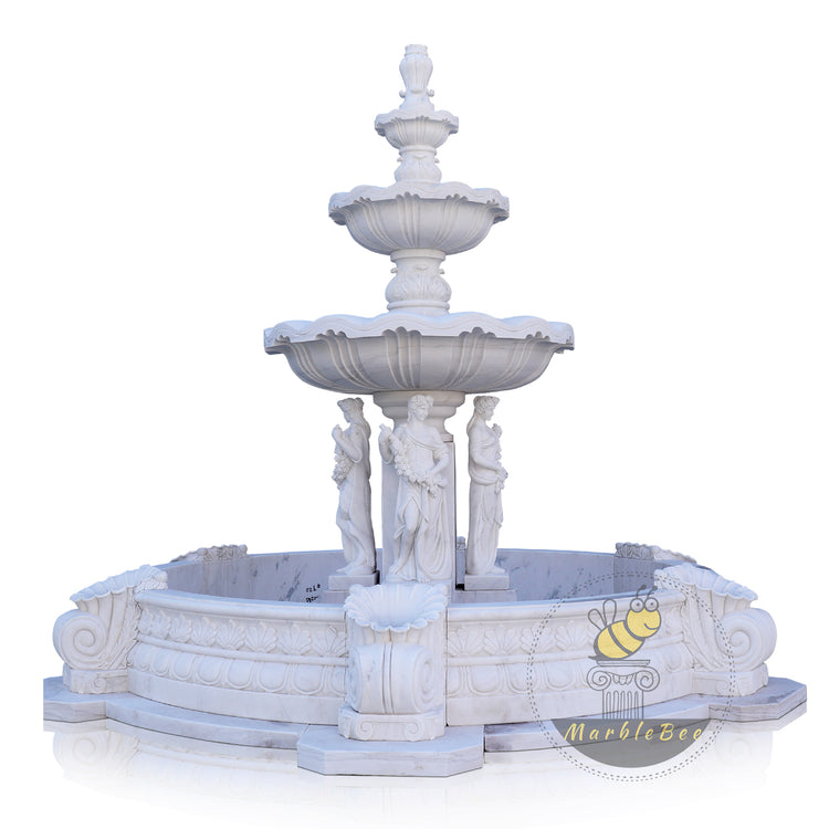 White Marble Fountain