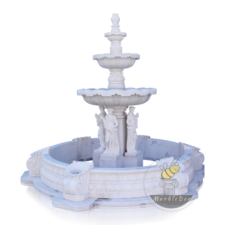 White Marble Fountain