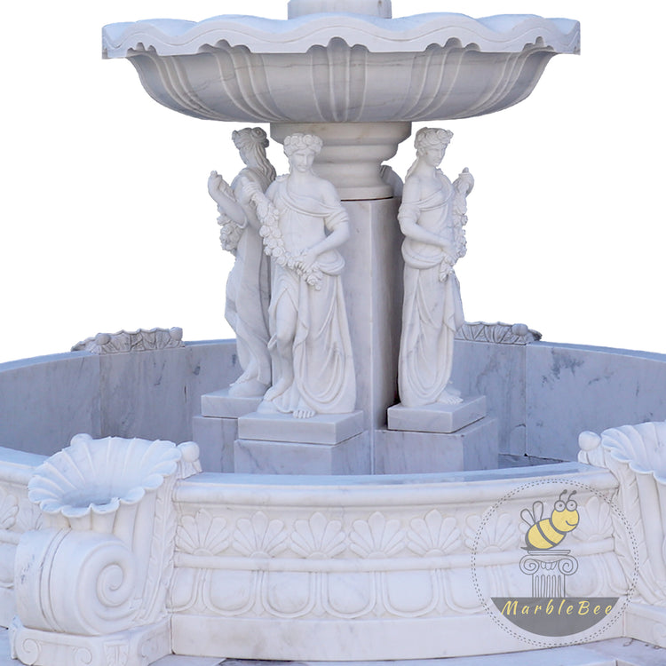 White Marble Fountain