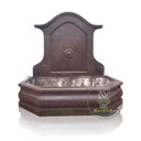 Classical revival Brown marble fountain