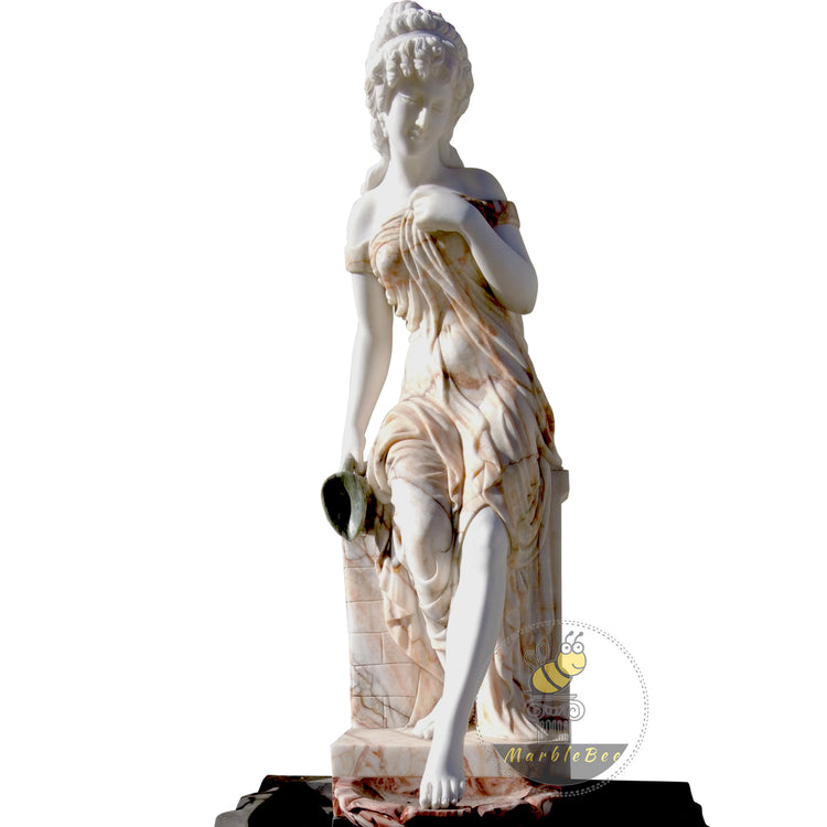 Yellow Onyx Marble Fountain