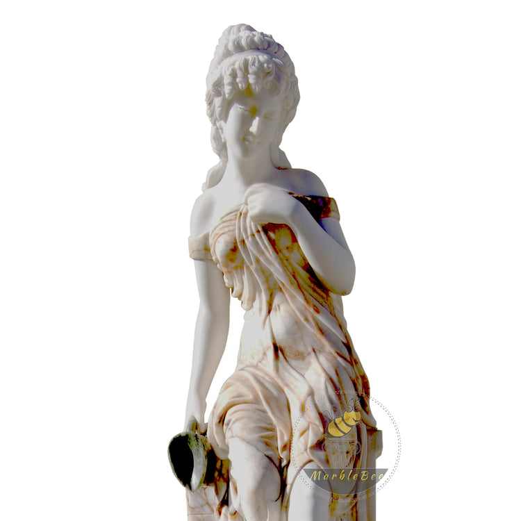 Yellow Onyx Marble Fountain