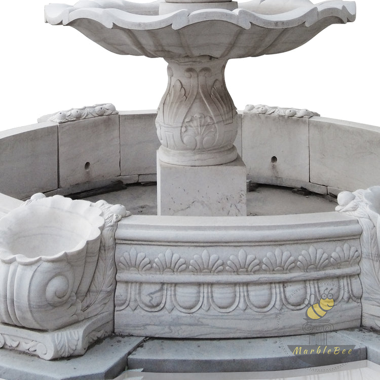Baignoire en pierre de rivière