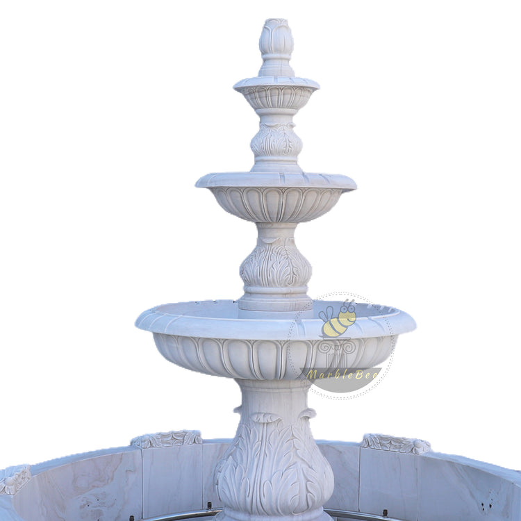 White Marble Water Fountain