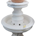 Marble sphere Fountain 2 tier 35"/ 90cm tall