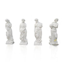 The Four Seasons – Hand-Carved White Marble Statue Set