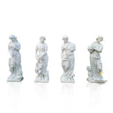 The Four Seasons – Hand-Carved White Marble Statue Set