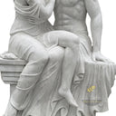 Romantic Marble Sculpture of The Lovers