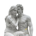 Romantic Marble Sculpture of The Lovers