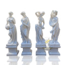 Four Seasons Marble Goddess Sculptures