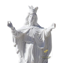 Our Lady Fatima Statue - Hand-carved White Marble