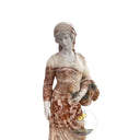 Harvest Maidens – Dual Marble Statue Pair