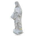 Sacred Heart of Jesus – Hand-Carved White Marble Statue