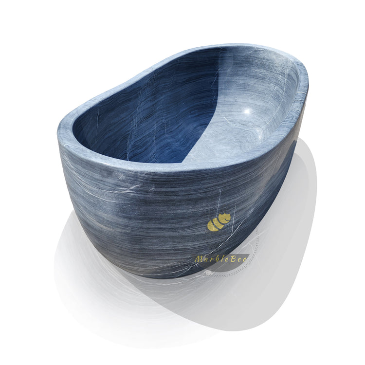 Great Wall Gray Free Standing Stone Bath