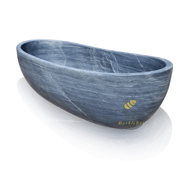 Great Wall Gray Free Standing Stone Bath