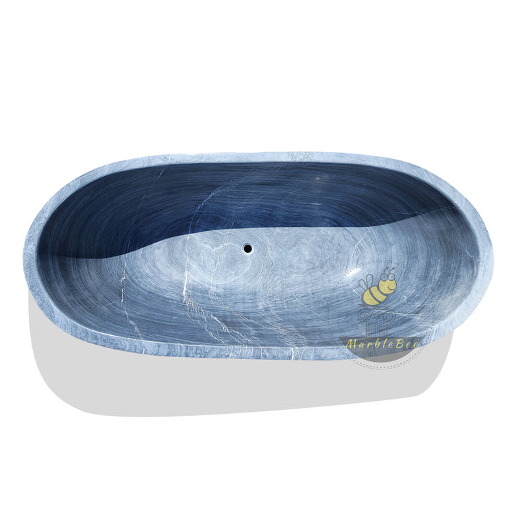 Great Wall Gray Free Standing Stone Bath
