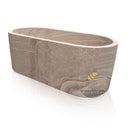 Luxury Custom Bathtub Semi-Transparent Travertine