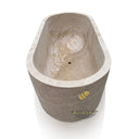 Luxury Custom Bathtub Semi-Transparent Travertine