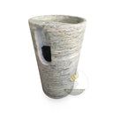 Light Grey Marble Marblebee Sink Pedestal