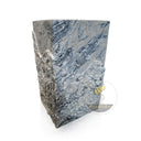Marblebee Dark Grey Marble Compact Pedestal Sink