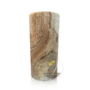 Yellow Onyx Pedestal Sink (15.75" by 15.75" by 33.07")
