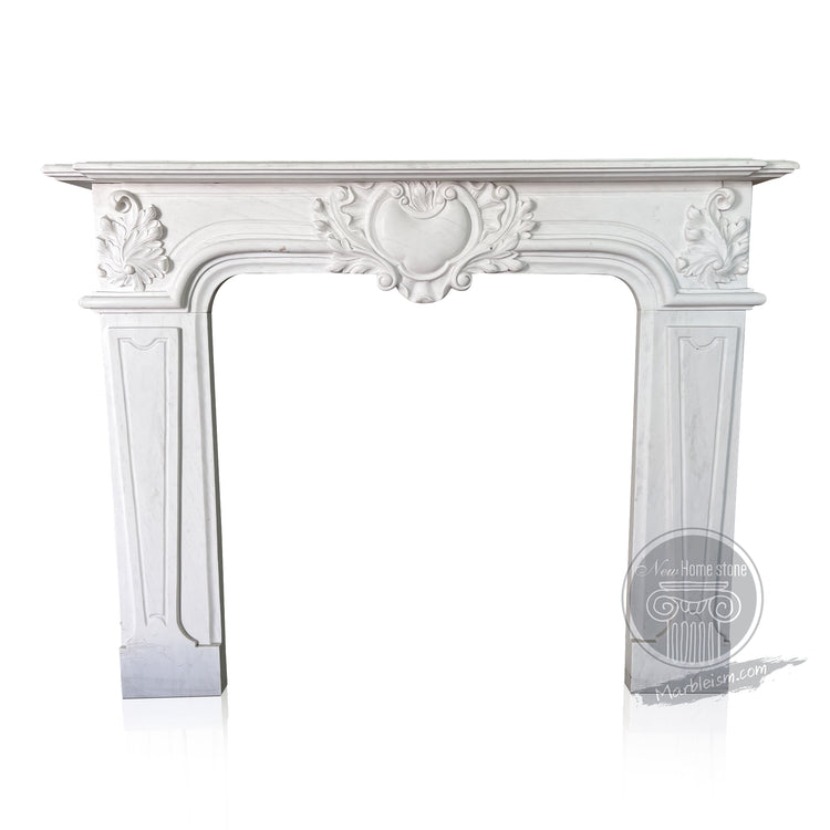 White Marble Mantel