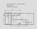 Fireplace cuts: Warmer colour Calacatta Viold marble slab
