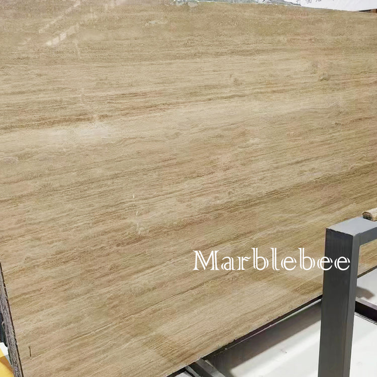 Beige Travertine Marble Sample