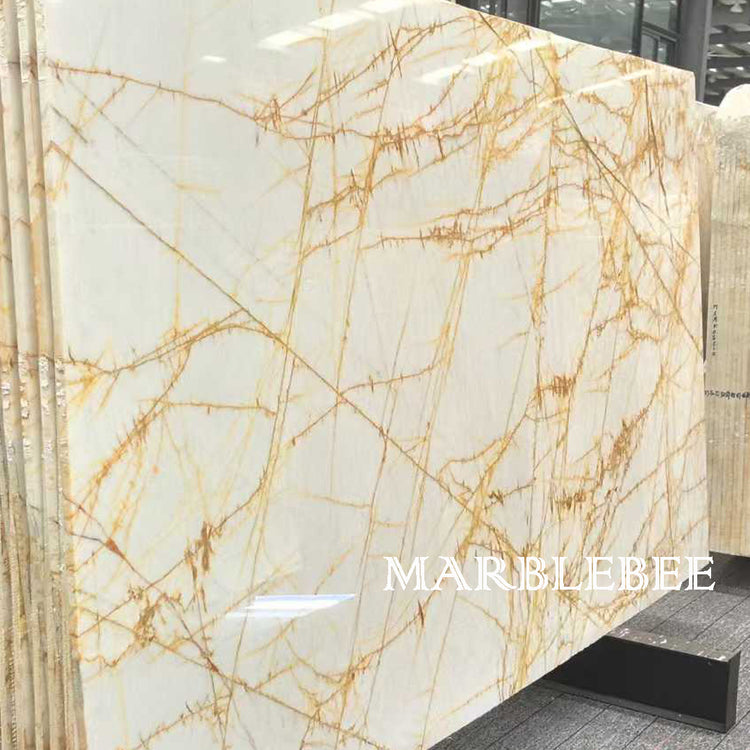 Golden Spider Marble Marble Sample