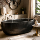 Baignoire en marbre noir