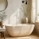 Baignoire en pierre de travertin, le choix du meilleur designer au monde