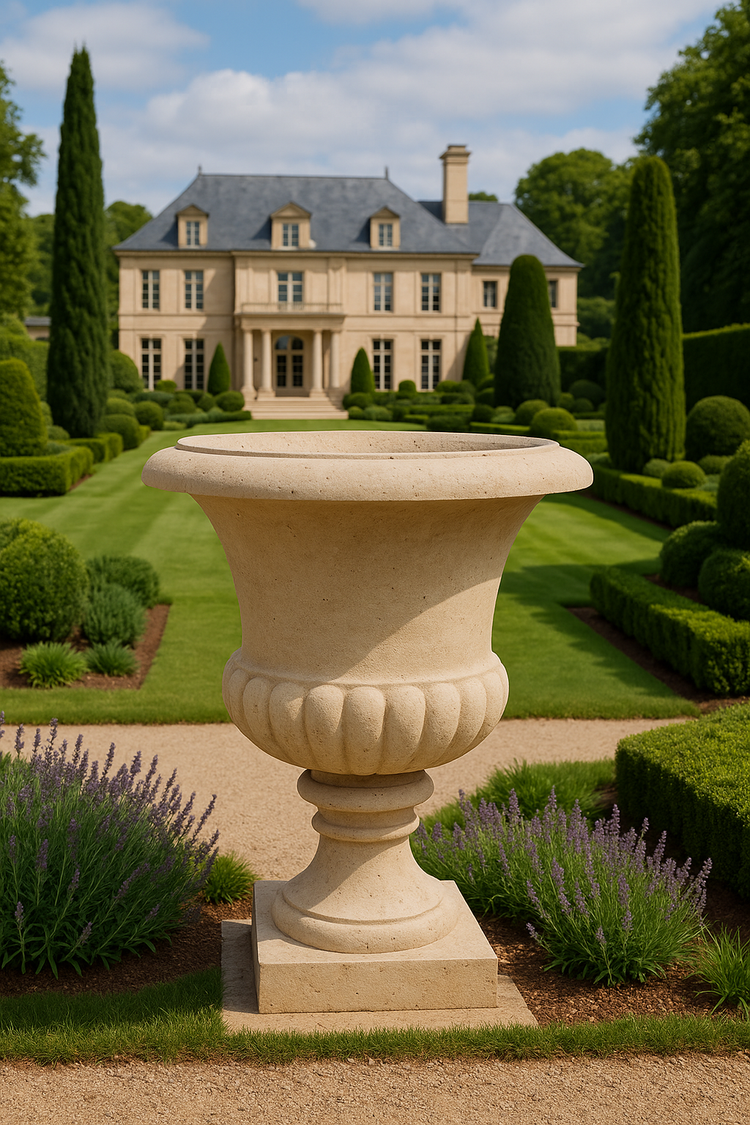 Stone Garden Vase