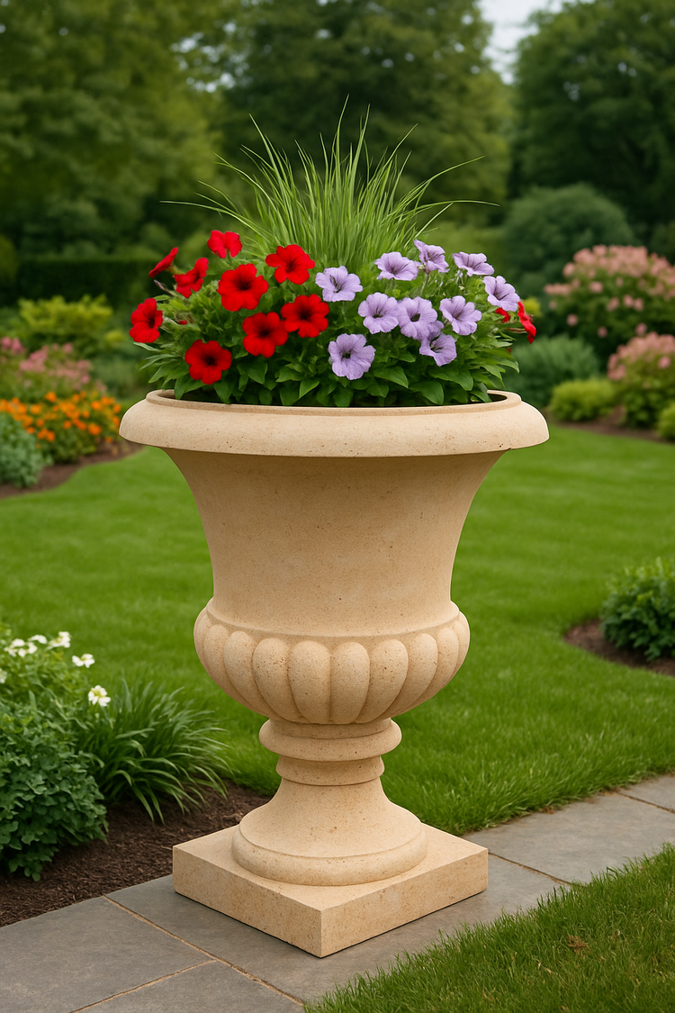 Stone Garden Vase