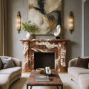 Red Granite Fireplace Surround
