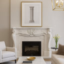 White Marble fire Surround