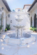 3 Tier White Marble Fountain With 4 Seasons In Stock Order Now