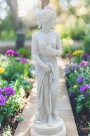 Custom White Marble Venus Garden Statue