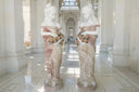 Pair Of Elegant Goddess Marble Statues